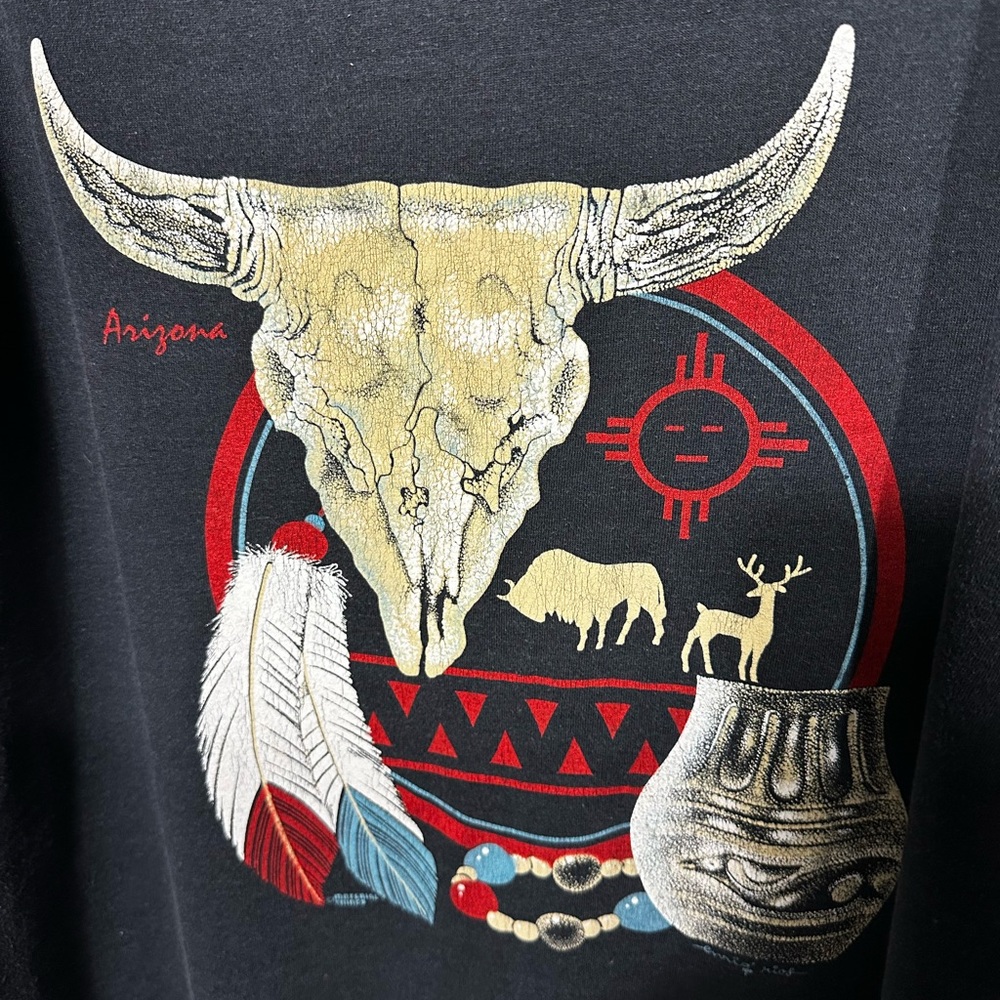 Men's Black Southwestern Graphic Tee
